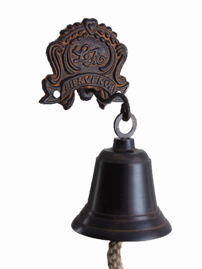 Cloche de porte d'entrée métal