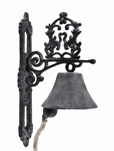 Cloche de porte en fonte grise