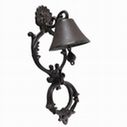 Cloche brun antique avec heurtoir
