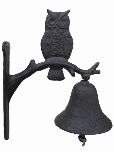 Cloche de porte oiseau de nuit