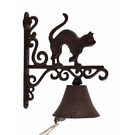 Cloche d'entrée chat fonte