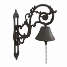 Cloche d'entrée fonte antique