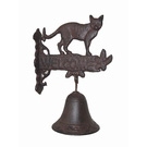 Cloche de porte chat welcome