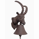 Cloche d'entrée motif chamois