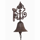 Cloche en fonte motif Lys