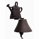 Cloche en fonte motif arrosoir