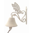 Cloche murale blanche