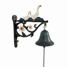 Cloche fonte oies blanches