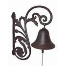 Cloche de porte en fonte volute
