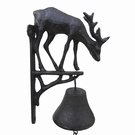 Cloche sonnette de porte cerf 