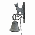 Carillon porte entrée chien gris 