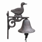 Sonnette cloche entrée motif canard 